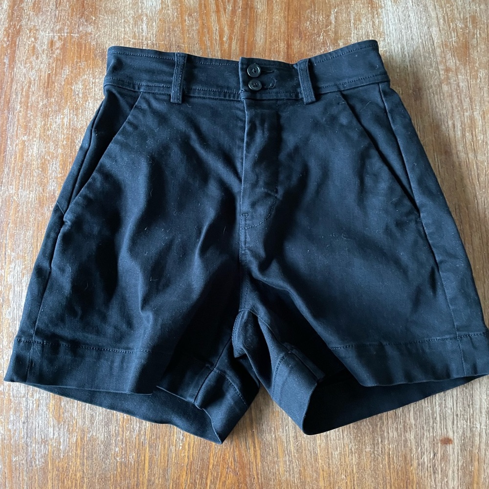 Everlane Utility Shorts Black 00